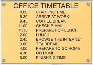 timetable